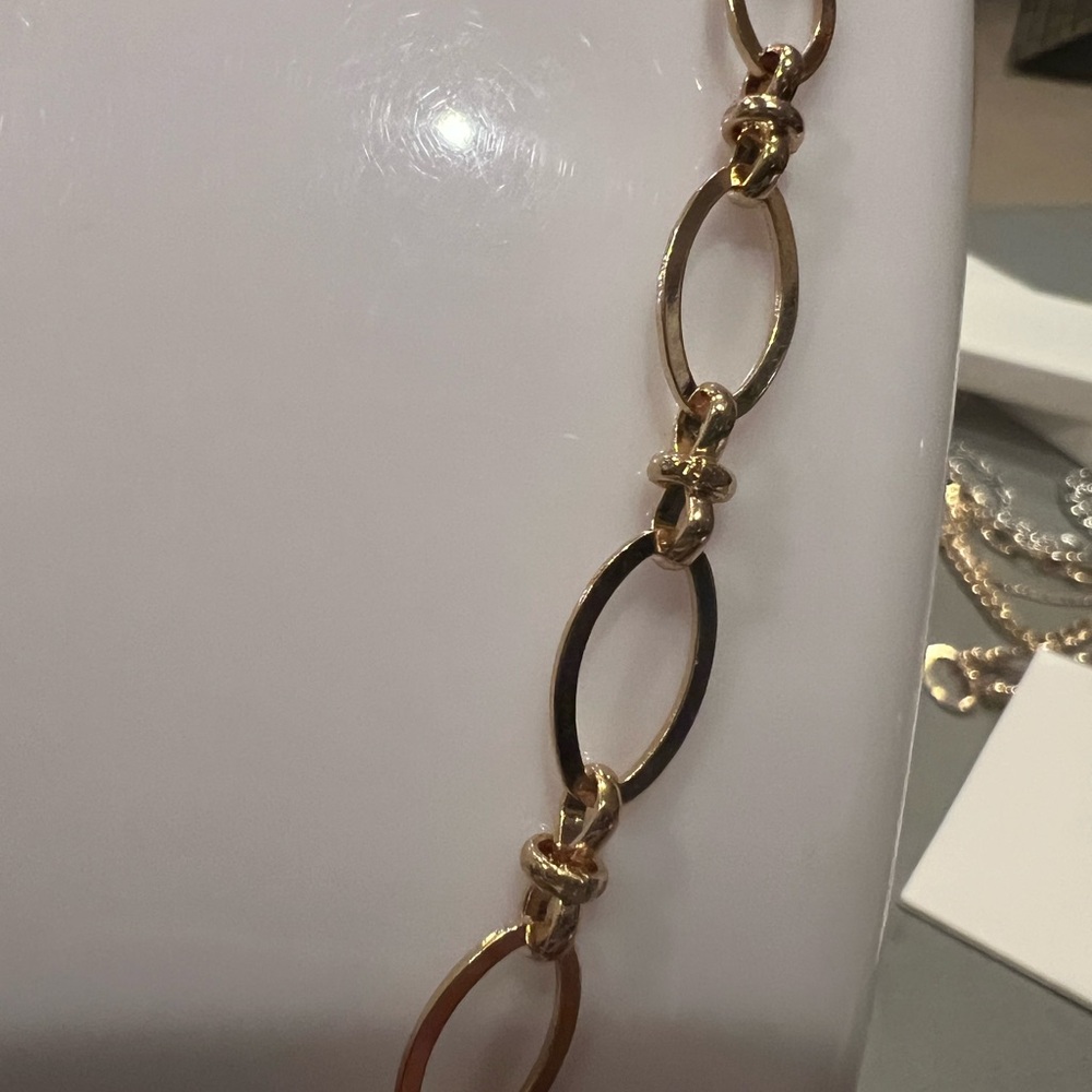 Forever 21 Gold Link Statement Necklace – NWT - Picture 6 of 7